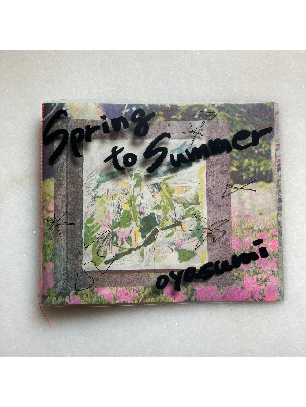 Signed Autographed Spring to Summer	oyasumi art zine book riso risograph kawaii